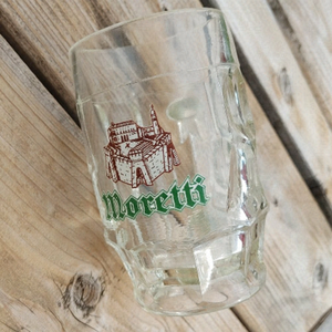 Vintage Birra Moretti Lager Beer Stein